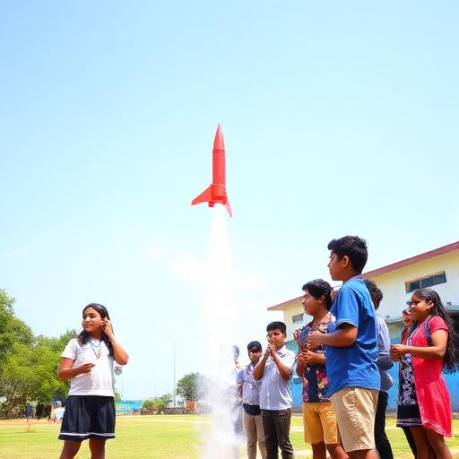 Outdoor Rocket Launching